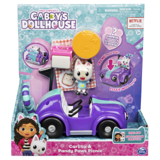 Gabi's Cat House Kitty Panduś ide na piknik Súprava s autom a figúrkou